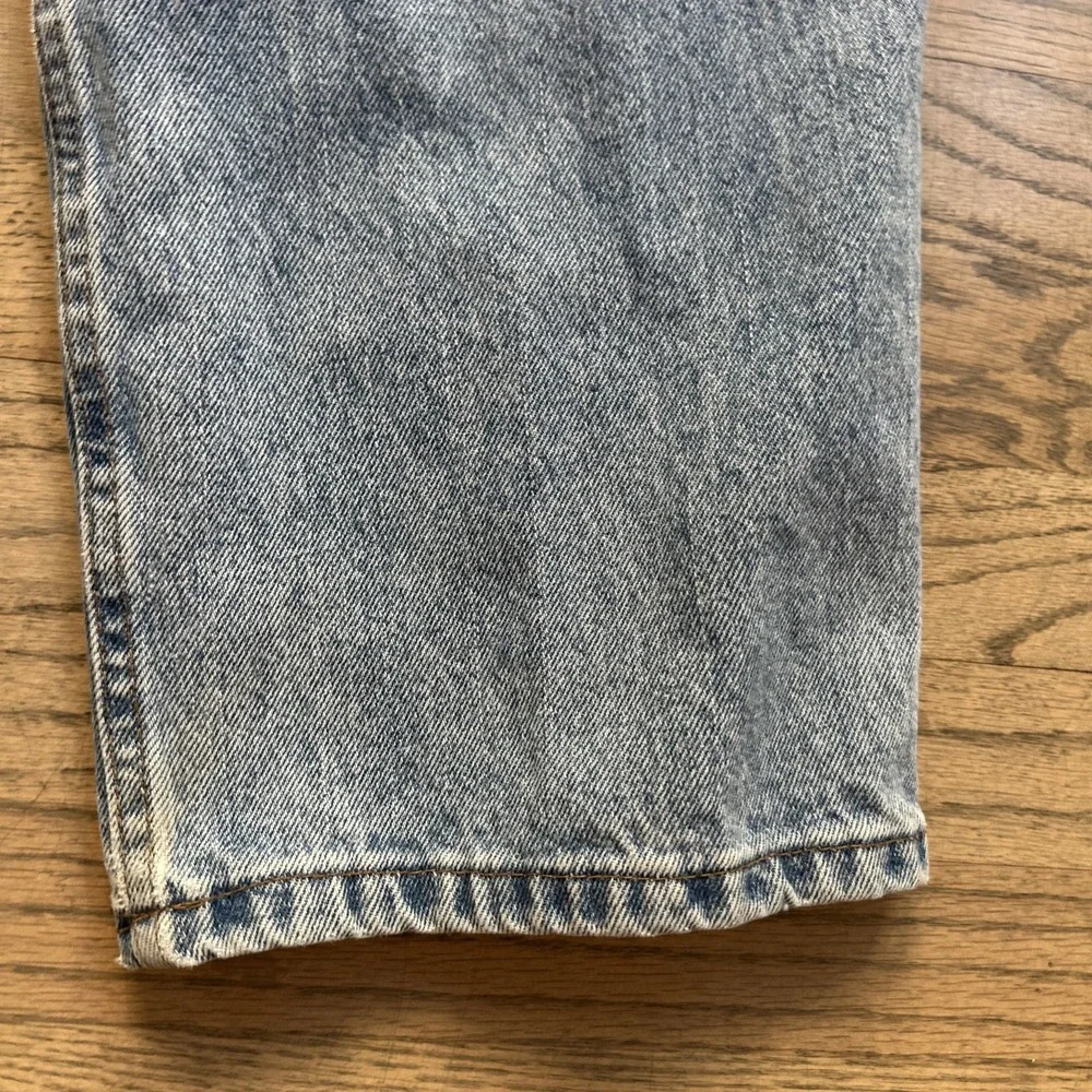 Vintage Eddie Bauer Jeans Mens 38x30 Blue Medium Wash Loose Denim Outdoor 90s